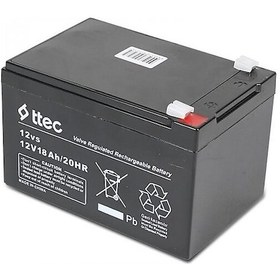 Resim Ttec Plus Ttec 12v 18a Base Bakımsız Kuru Akü 