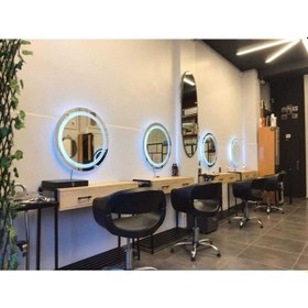 Resim 70 CM Yuvarlak Banyo Aynası Ledli Ayna-Işıklı Ayna 