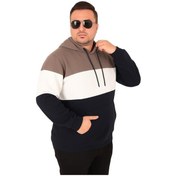 Resim Starbattal Büyük Beden Kapüşonlu 3ip Sweat Mg 25725 Vizon Vizon 