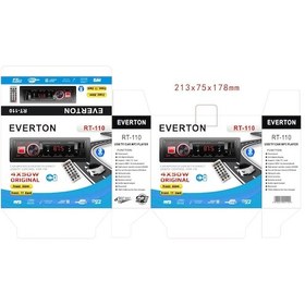 Resim Everton RT-110 4X50W Usb/tf/car Mp3 Player Oto Teyp 