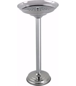 Resim Şampanya Ayaklı Metal Küllük 31x31x65 Cm Royaleks-clk-497 