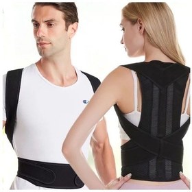Resim Kadın Erkek Dik Duruş Korsesi Kamburluk Önleyici Medikal Korse Dik Durmak Sırt Kifoz Skolyoz 
