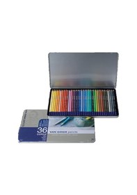 Resim Van Gogh Kuru Boya Kalemi 36 Renk Metal Kutu No Color 