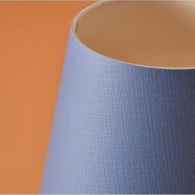 Resim Bella Maison Bleu Blanc Abajur Mavi (16X32 Cm) 