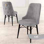 Resim Canisa Concept Pare Serisi, 1.sınıf Babyface Kumaş Sandalye , Siyah Gürgen Ayak 