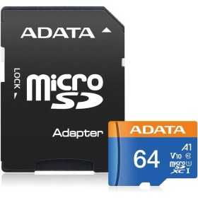 Resim Adata 64GB Premier Microsdxc Card With Adapter Uhs-I CLASS10 V10 Hafıza Kartı 