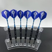 Resim Premium Akrilik Dart Standı - Uygun, Çok Renkli Masaüstü Tutucu Dartlar & Aksesuarlar İçin 