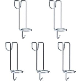 Resim Suntek Atlar Için 5 Adet Kova Kancası Binicilik Aletleri Yem Gümüş 