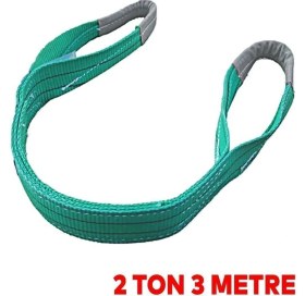 Resim PremiumPort 2 Ton Polyester Spanzet, 3m Turkuaz Yük Kaldırma ve Taşıma Halatı 