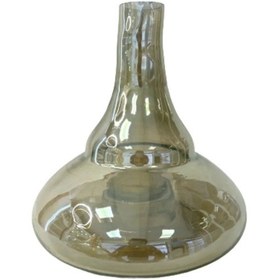 Resim Elenor Nargile Büyük Sultan Cam Modeli Füme 