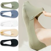 Resim 10 adet Kadın Rahat Çorap Tarzı Çorap - Solunabilir, Esnek Ayak Çorapları, Zeytin Yeşili, Siyah, Beyaz, Bej, Deniz Mavi - Polyester Karışımı, Elde Yıkanabilir, Profesyonel Kurutma Yöntemiyle Temizlenebilir, Profesyonel Dans Giyim | Minimalist Tarz | Örgü Desen 