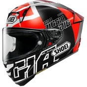 Resim Shoei X-spirit Pro Diggia 2 Tc-1 Motosiklet Kaskı Beyaz Kırmızı Siyah 