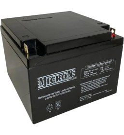 Resim Micron 12V 26 Ah Mıcron Kuru Bakımsız Akü 