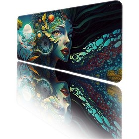 Resim Helixsun Mouse Pad Büyük Boy Gaming Oyuncu XXL 90x40 CM Steady-Gırl 