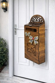 Resim Marrone Şık Modern Tarz Posta Kutusu 