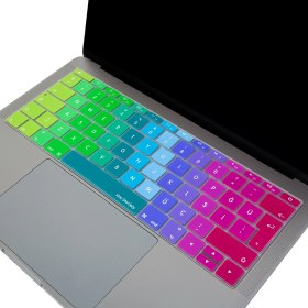 Resim McStorey Laptop Macbook Pro Klavye Kılıf Türkçe Q Baskılı A1534 A1708 ile Uyumlu Dazzle 