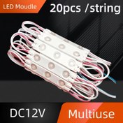 Resim 1 Dize 20 Adet 2835 3LED Modülü IT Bantlı, Kanal Harf, Reklam Panoları, Dekoratif, DC 12V LED Modül Işıkları Lamba - Aydınlatmalı Panolar veya Adımlar İçin İdeal, Dış Mekan Dekoru | Modern LED Tasarımı | Dayanıklı LED Işıklar, LED Işık Dekoru, Pil Olmadan 