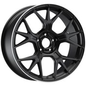Resim Emr -S1046-13 8.5x19" -5x112 ET42 66.6 Mat Black Lip Diamond Jant (4 Adet) 