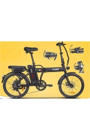 Resim Kuba Speedlight Katlanabilir Şehir Bisikleti 20 inç Jant 7 Vites ile Pratik Kullanım 