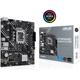 Resim Asus Prıme H610M-K D4 Argb Intel H610 LGA1700 Ddr4 3200 HDMI M2 Usb3.2 Aura Rgb Matx Asus 5x Protectıon Iıı 