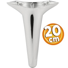 Resim Mobilya Kanepe Sehpa Yatak Dolap TV Ünitesi Baza Koltuk Ayağı Krom Renk 20 cm Ayak 