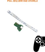Resim Ps4 V2 Kollar İle Uyumlu Jds Jdm 040 Usb Port Soket & 12 Pın Flex 