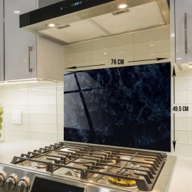 Resim Decorita Cam Ocak Arkası Koruyucu | Şef Ocak Arkası | 49,5cm x 76cm 