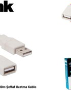 Resim S-Link Sl-ue145 30mt 2.0 Usb Şeffaf Uzatma Kablosu 