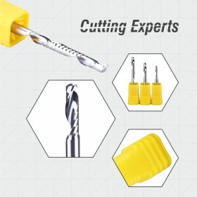 Resim Kradox Cnc Router Bıçak Tek Ağız Karbür Uç 4X1X3X38.5 