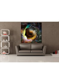 Resim Renk Kartelası Kare Kanvas Tablo 30x30cm 