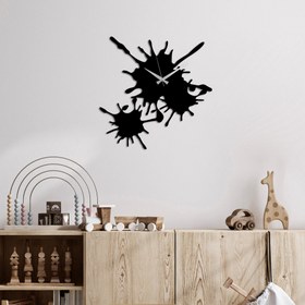 Resim WATCH-060 Dekoratif Metal Duvar Saati | ByLamp 