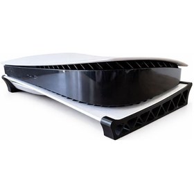 Resim Ps5 Yatay Stand Seti Ps5 Uyumlu Konsol Alt Stand Aparatı Kaydırmaz Dengeleyici Ayak 