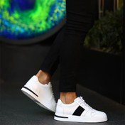 Resim Sail Lakers - Beyaz Deri Bağcıklı Erkek Sneaker 