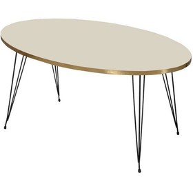 Resim Uslucan Alışveriş Orta Sehpa Kare Gold Altın Beyaz Tel Çok Renkli 