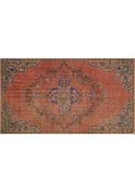 Resim Vıntage Klasık Modern El Dokuma Halı 155 X 271 Cm - 9611 