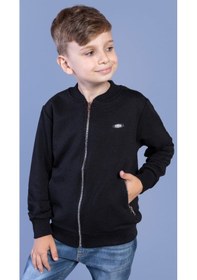 Resim Toontoy Kids Toontoy Erkek Çocuk Hırka Siyah 