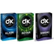 Resim Okey Prezervatif Klasik 10 Lu + Rötar 10 Lu + Sımsıkı 10 Lu 