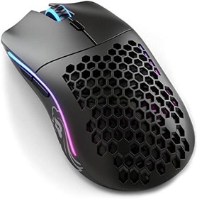 Resim Glorious Model O RGB Minus Kablosuz BAMF Sensörlü 19000 DPI 65 gram Gaming Mouse Mat Siyah 
