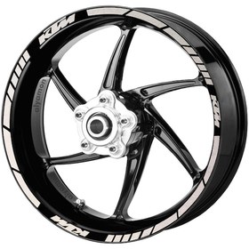 Resim Deeb Ktm Jant Şeridi Beyaz Beyaz Model X N11.69905 