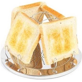 Resim Trendooze Kamp İçin Katlanır Mini Ekmek Tavası Standı 