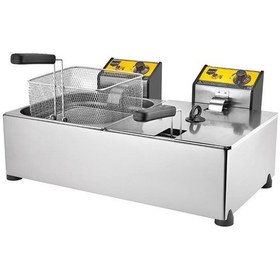 Resim Remta 8+8 Lt Çiftli Elektrikli Fritöz 