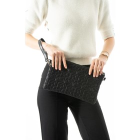 Resim Byhakan Liva-01 Yıldız Dikişli Kadın El Çantası Clutch Çanta Omuz Çantası Çapraz Çanta Pörtföy Çanta 