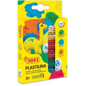 Resim Jovı 90/6 15gr Kurumayan Oyun Hamuru 6 Renk - Blister 