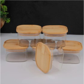 Resim 6 Adet Vakumlu Kapaklı Kahvaltılık Seti, Şık ve Pratik Kullanım Sağlar. 