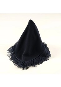 Resim İğne Oyalı Şal Namaz Örtüsü, 144x68 Cm. Lacivert Lacivert 