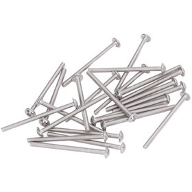 Resim Mufunye A2-70 Paslanmaz Çelik Flanşlı Yuvarlak Başlı İç Sekizgen Somun Seti, M3x40mm, 50 Adet - Kimyasal Ve Korozyon Direnci, Geniş Destek Yüzeyi 