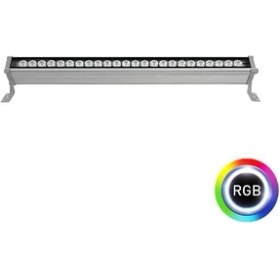 Resim 70 cm Wallwasher LED Bina Dış Duvar Aydınlatma Renkli Rgb Işık 