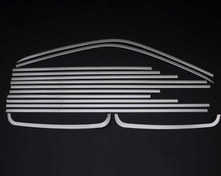 Resim OMSA VW T6.1 Krom Cam Çerçevesi 14 Parça Çift Sürgülü 2020-2023 Arası 