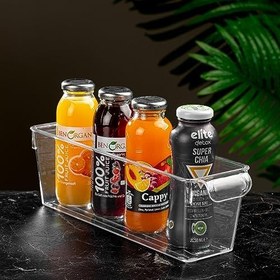 Resim Meleni Home Buzdolabı Düzenleyici - Şeffaf Buzdolabı İçi Düzenleyici Organizer 