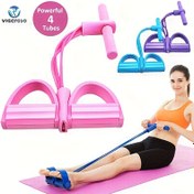 Resim Evde Spor Salonu Direnç Bantları Seti - EVA Kumaş, Hafif Gerginlik, Yığılabilir, Tüm Vücut Egzersizi, Gövde ve Üst Vücut Güç Antrenmanı, Esneklik Geliştirme, Fitness Ekipmanları 